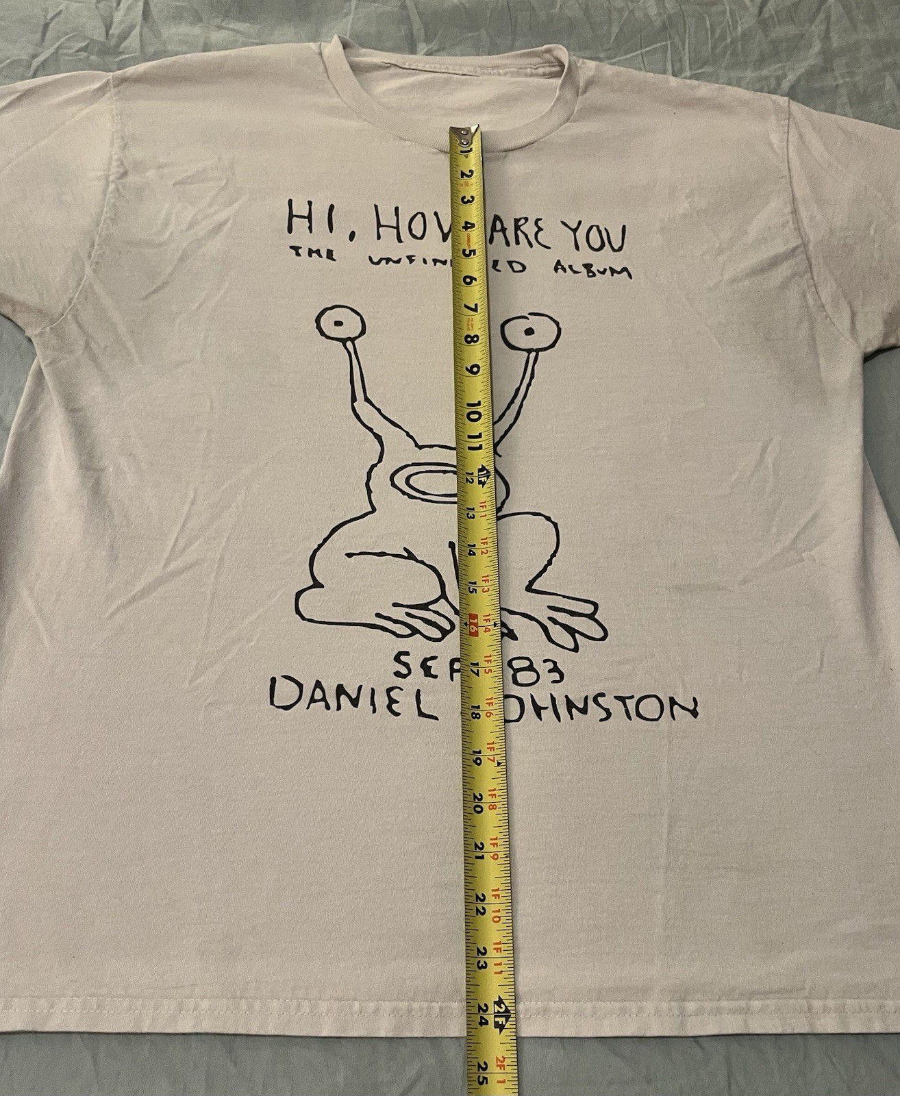 Hi How Are You T shirt Daniel Johnston The Unfinished Album Kurt Cobain Top Men