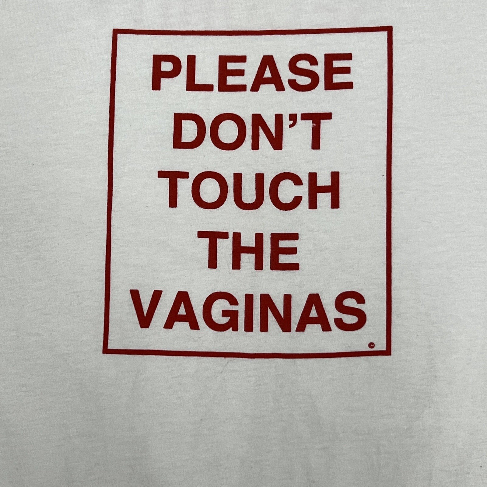 Vagina Security Parody Shirt Mens 2XL XL White Comedy Saying Meme Text Beer Bar