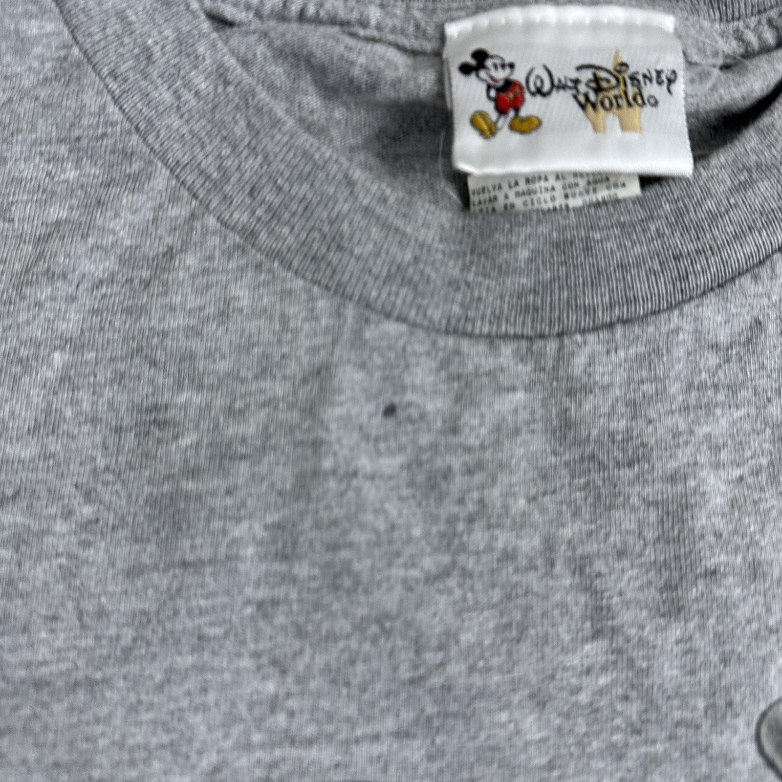 Disney Grumpy Shirt Mens Large Gray Walt Disney World Graphic Tee Snow White