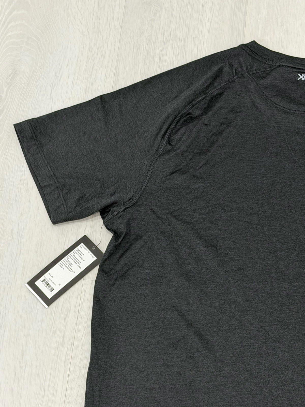 Men’s RHONE Atmosphere Tee T-shirt Short Sleeve – True Black Heather – M $58