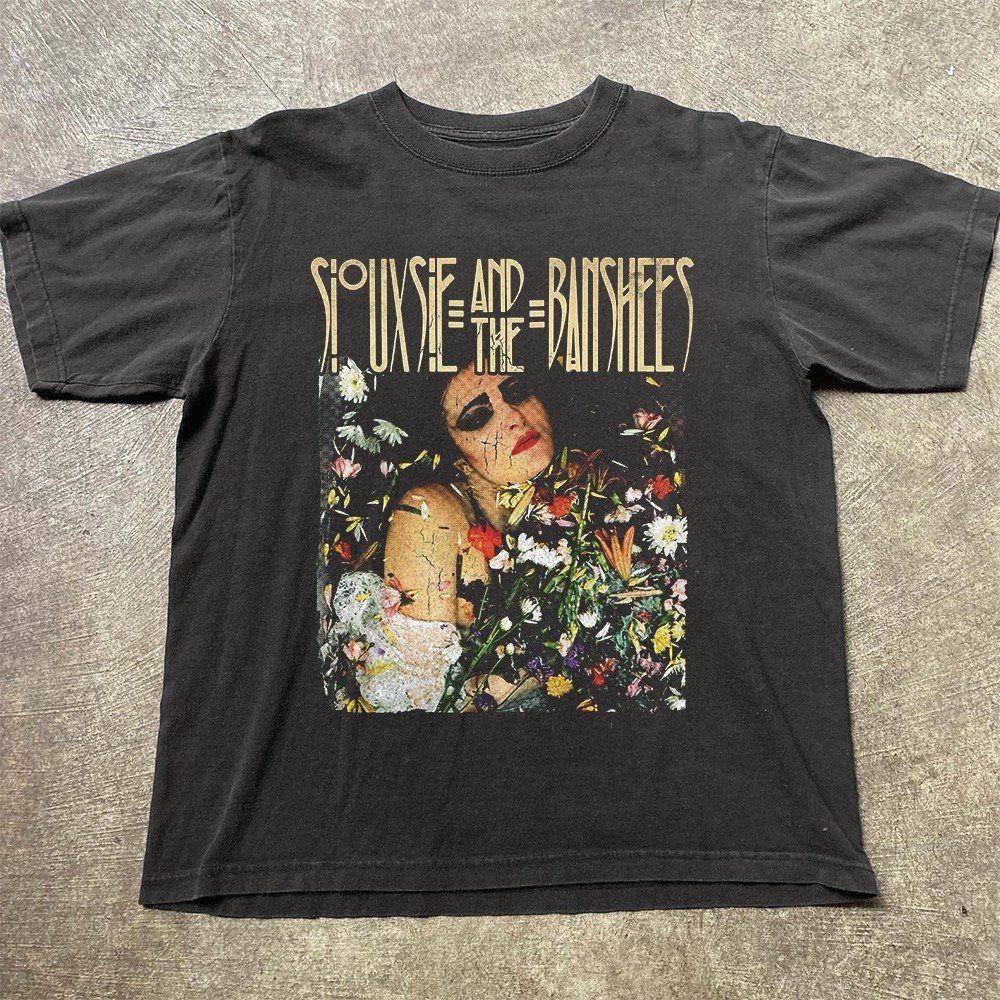 Siouxsie And The Banshees Vintage Gothic Rock Graphic T Shirt S-5XL