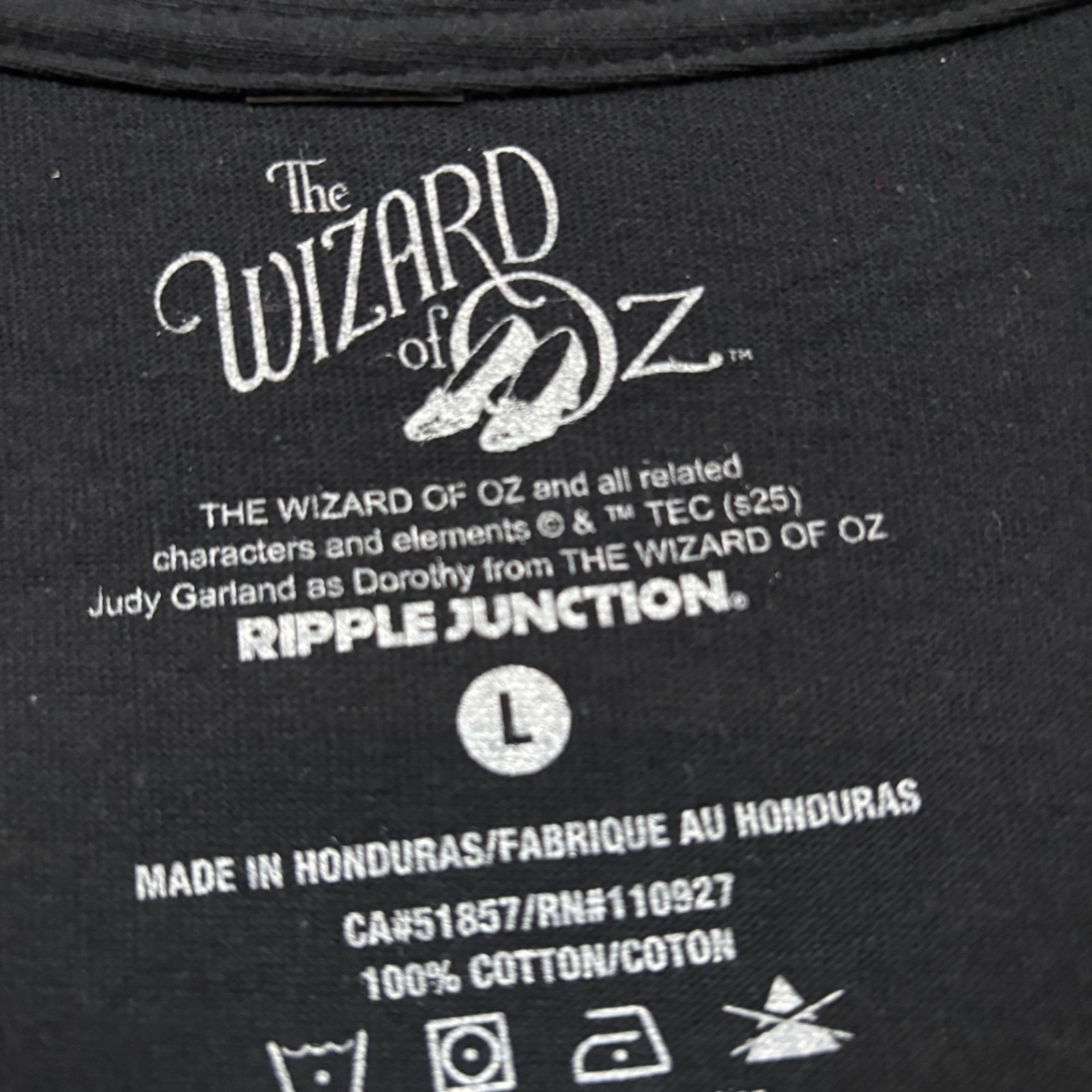 The Wizard of Oz Dorothy & Friends No Place Like Home Tee L