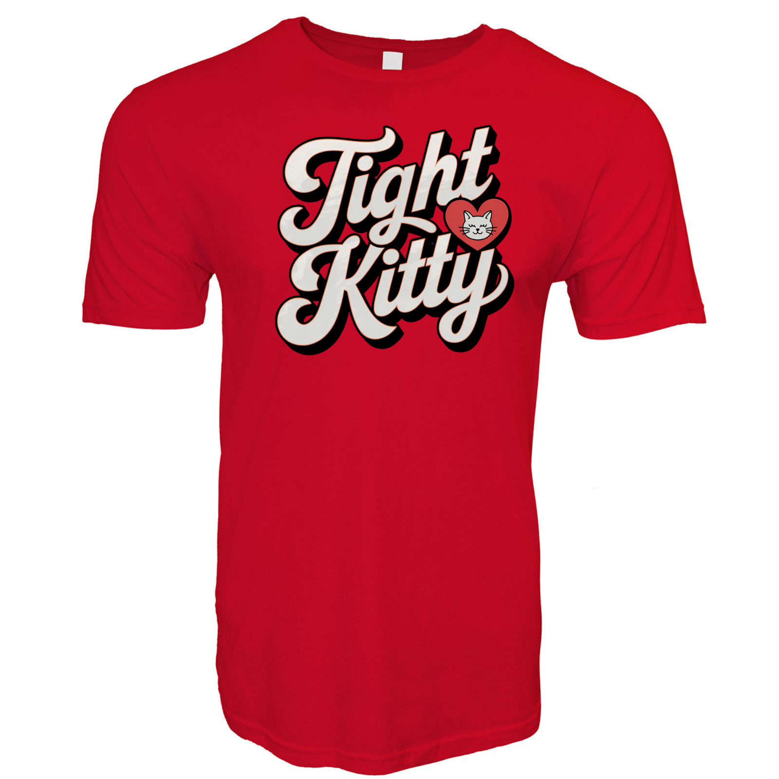 TIGHT KITTY FUNNY HUMOR ADULT NOVELTY TSHIRT