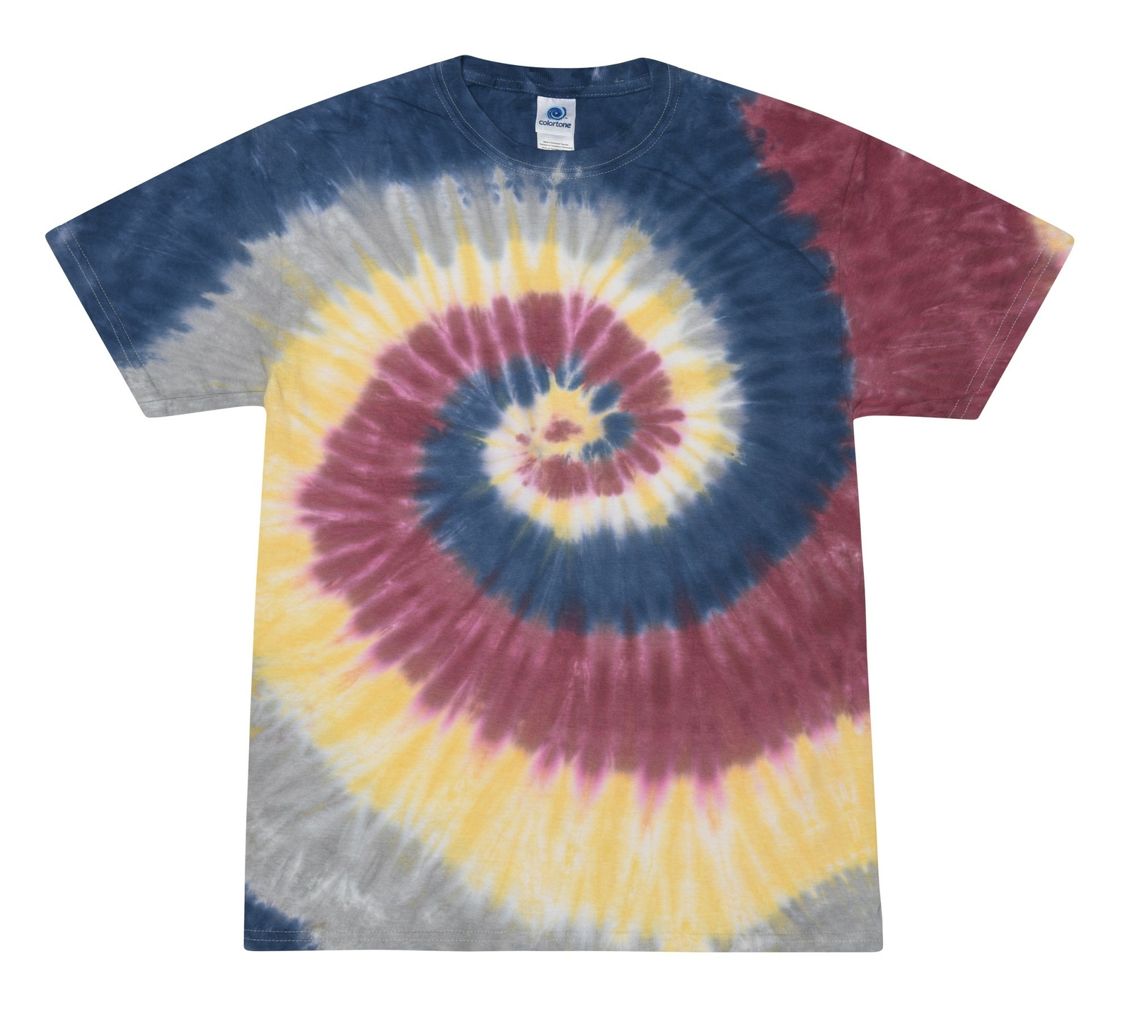 Multi-Color Rainbow New Tie Dye T-Shirts, Kids and Adult S to 5XL, Cotton 100%