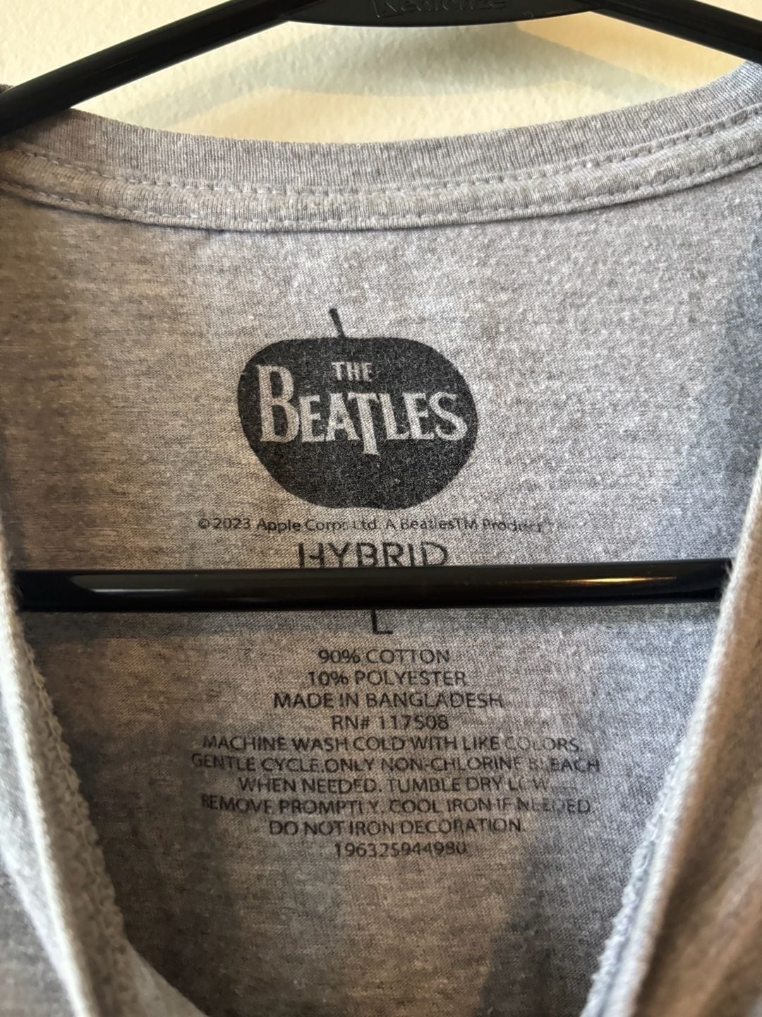 The Beatles Abbey Road Graphic T-Shirt Gray