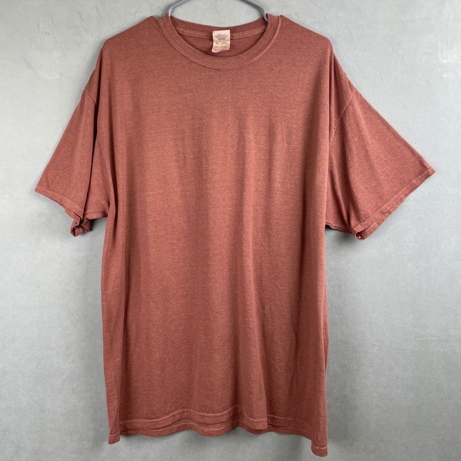 Jerzees Dri-Power Active 50/50 T-Shirt Men XL Heather Rust Orange Earthy S/S Tee