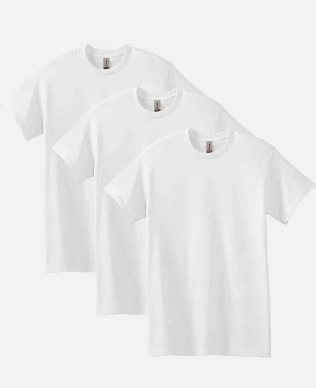 Gildan Ultra 100 % Cotton T-Shirts G2000 Short Sleeves Sz XL 6oz Tear Away Label