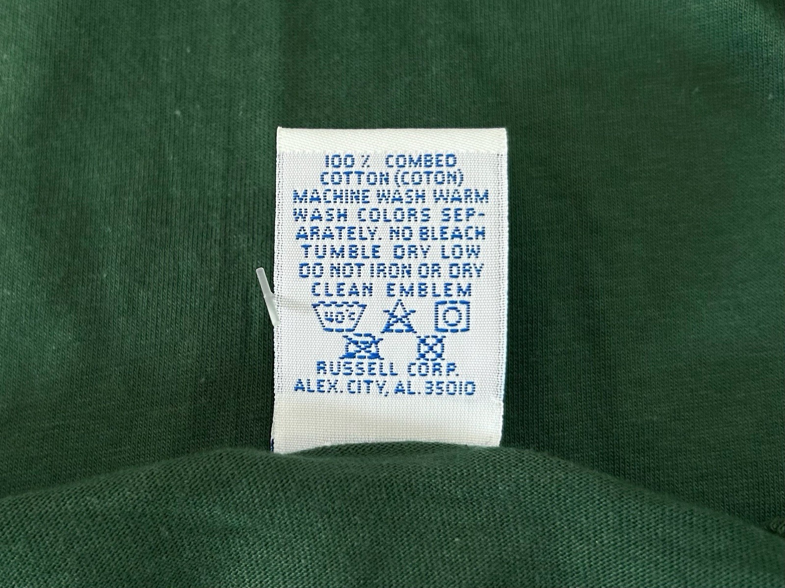 vintage russell athletic high cotton mock neck shirt mens size medium NWT 90s