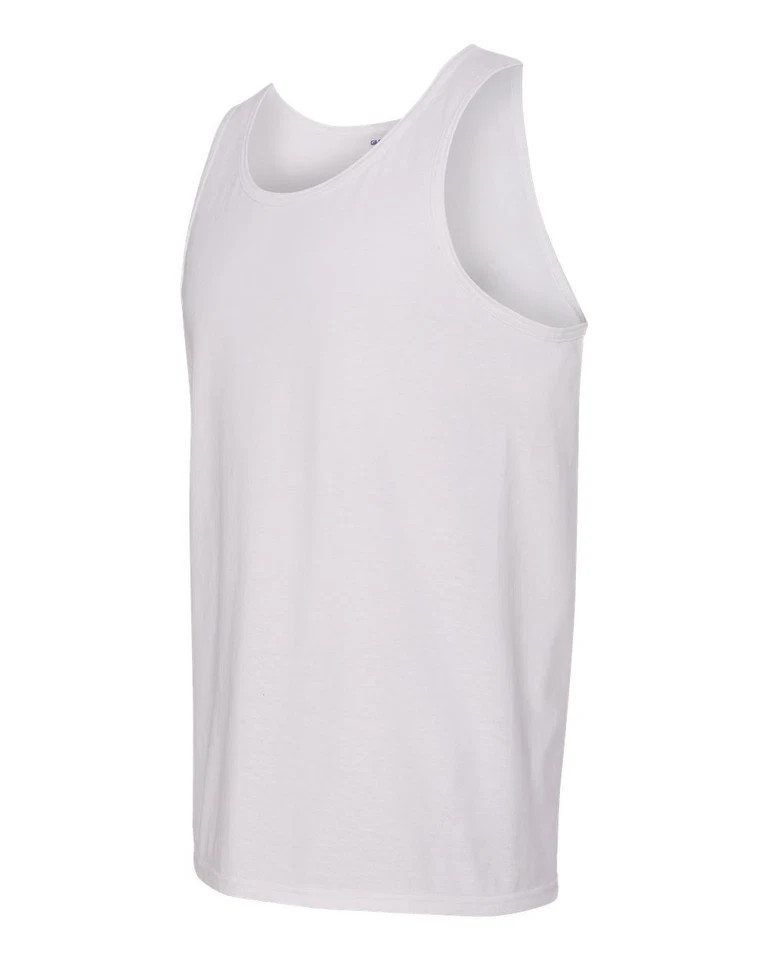 Gildan Men’s Heavy Cotton Tank Top Plain Tee Muscle Gym Sleeveless – 5200