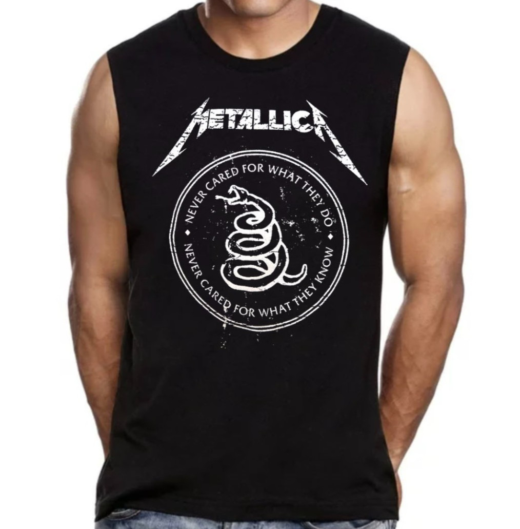 Metallica ‘NEM’ Heavy Metal Band Men’s Muscle Shirts (Multiple Variations)