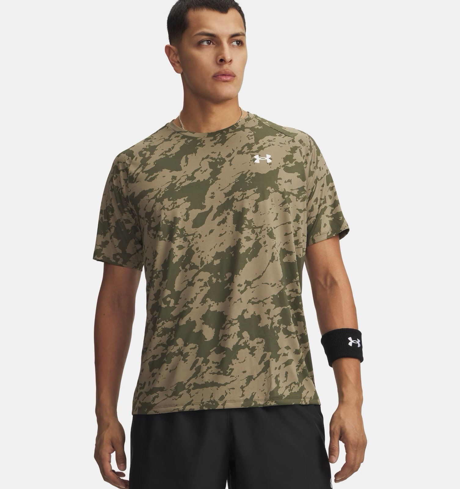 Under Armour Men’s Tech 2.0 T-Shirt Green Camo XL The Tech SS Tee 1326413 NEW