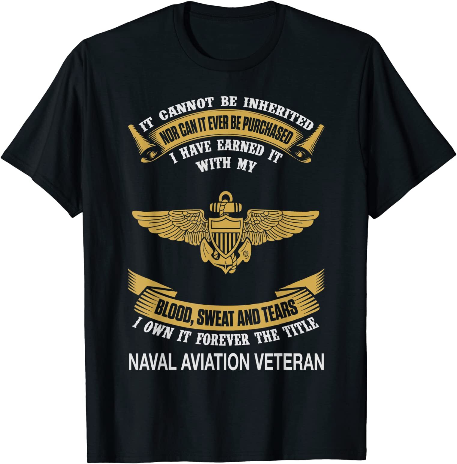 NEW LIMITED Us Naval Aviation I Own It Forever The Title Great Tee T-Shirt S-3XL