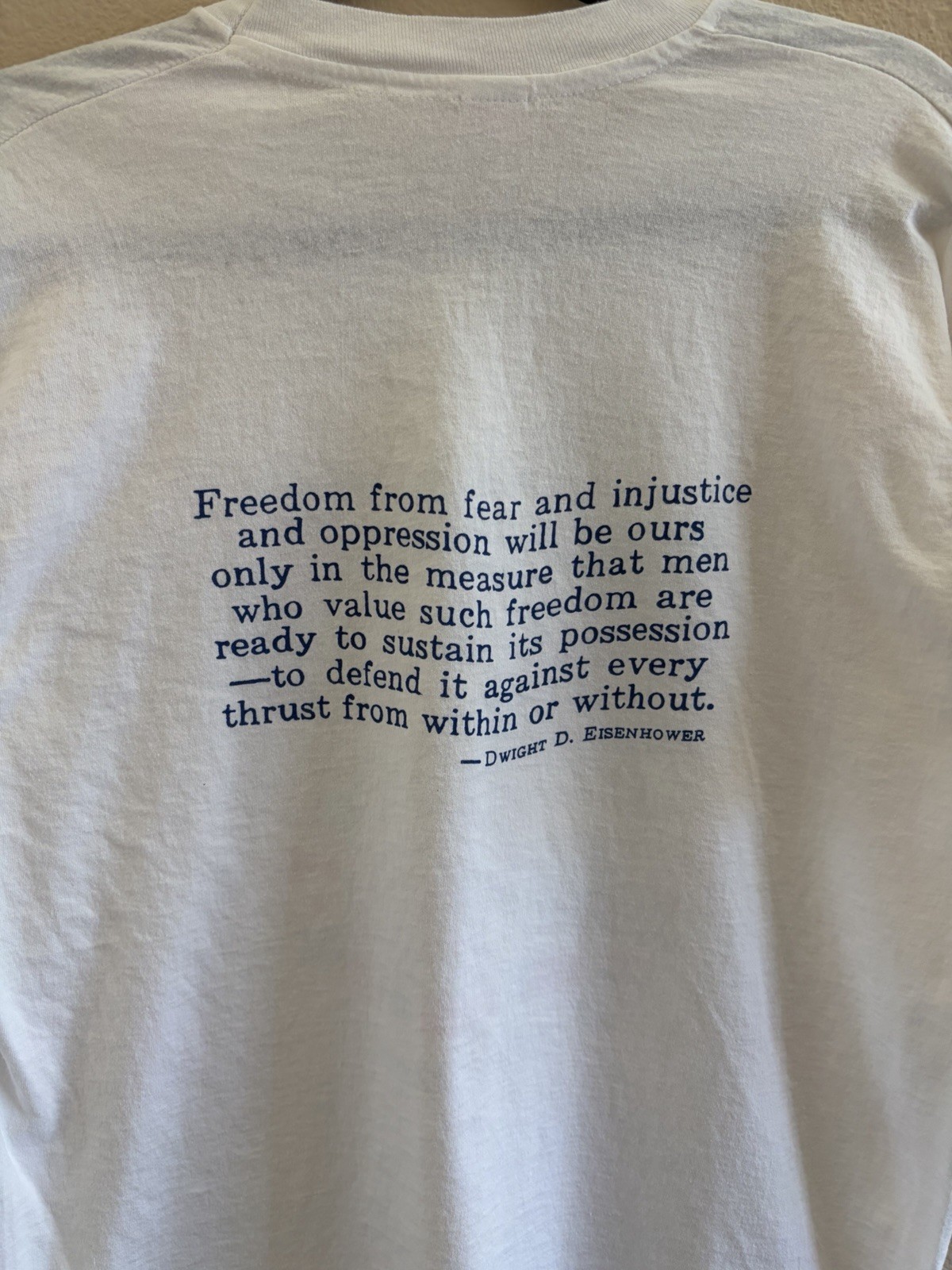 Desert Storm 1991 Letter From Kuwait Military Art Graphic Hanes T-Shirt Men’s L