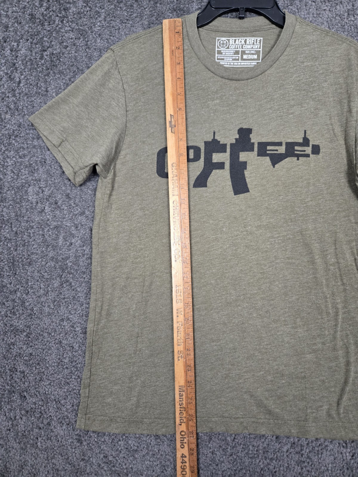 Black Rifle Coffee Shirt Mens Medium Short Sleeve USA Logo Bundle Lot Of Three 3
