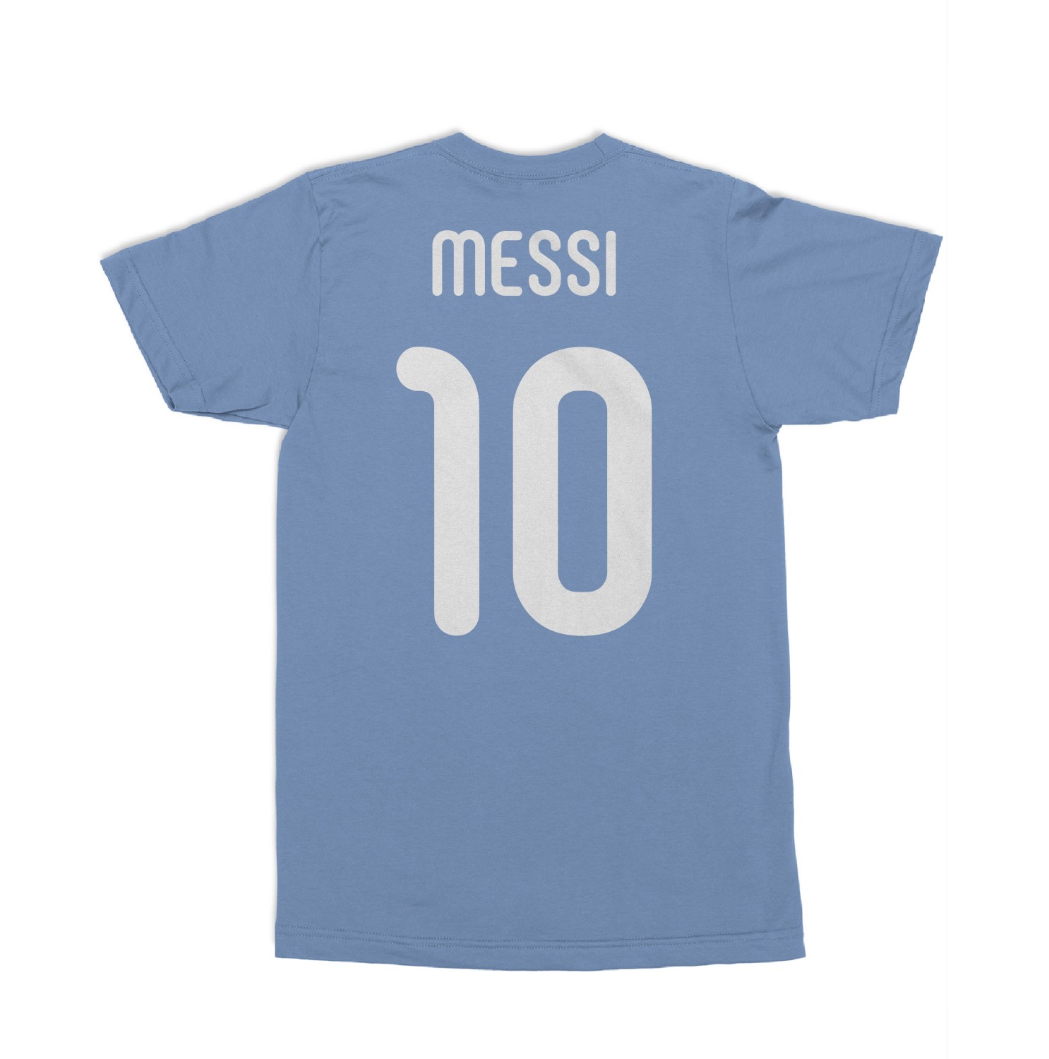 Argentina 10 Soccer Jersey Style 2-Side Unisex T-Shirt