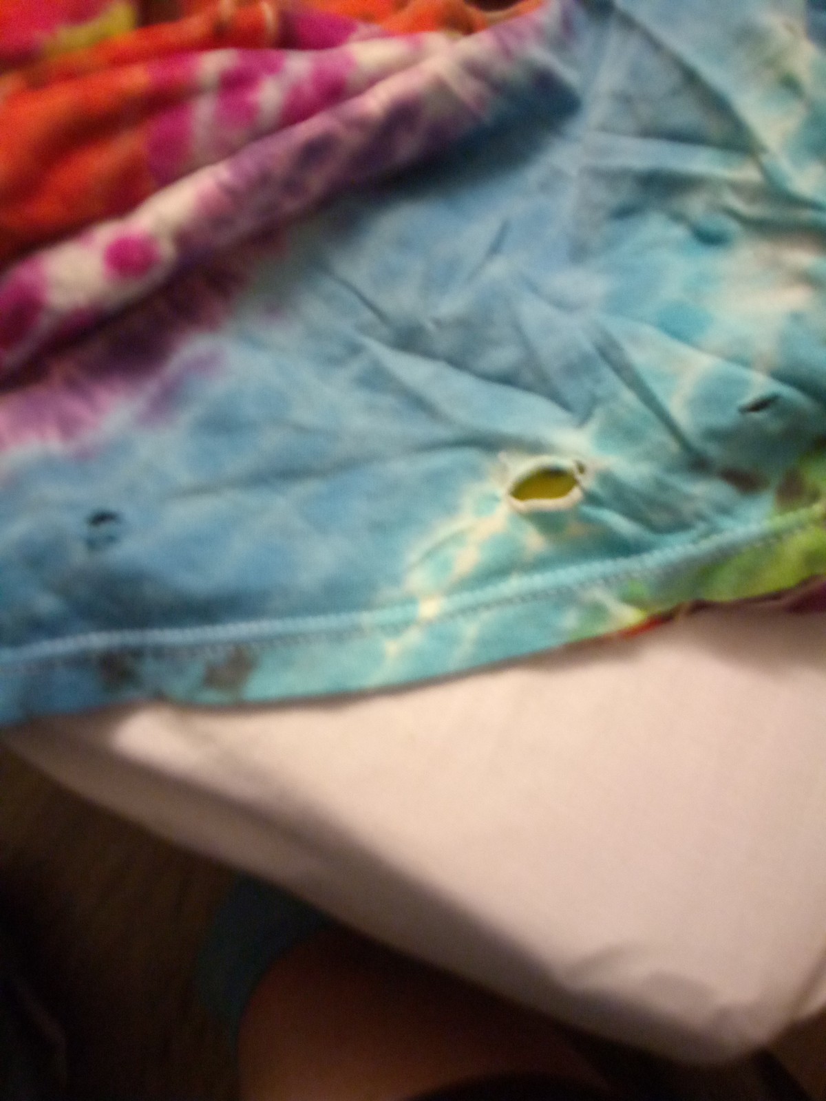 Flying V Guitar Tye-Dye T-shirt