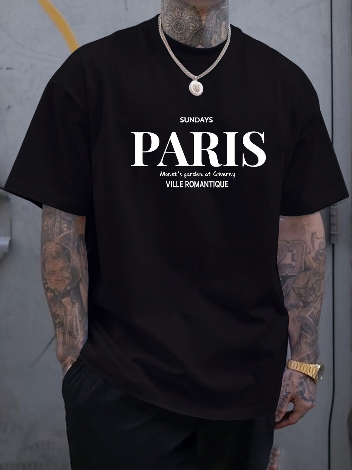 Paris France Vintage Travel Graphic T-Shirt Romantic City Streetwear Tee