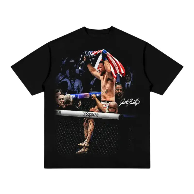 Justin Gaethje Champion Freedom 250 Shirt American Made Tee Unisex Shirt