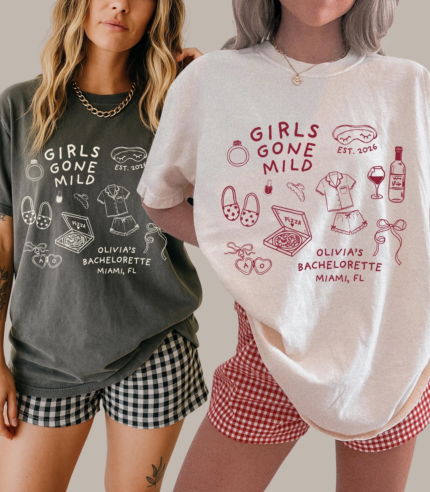 Girls Gone Mild Bachelorette Shirt Comfort Colors Slumber Bachelorette Shirts Sl