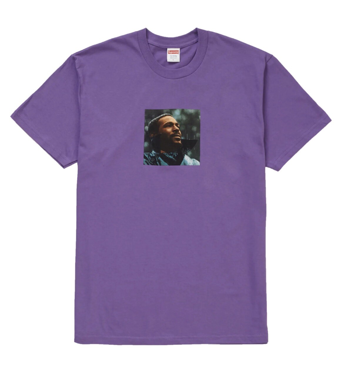 DS Purple Supreme Marvin Gaye Tee Sz Large FW18 New In Bag