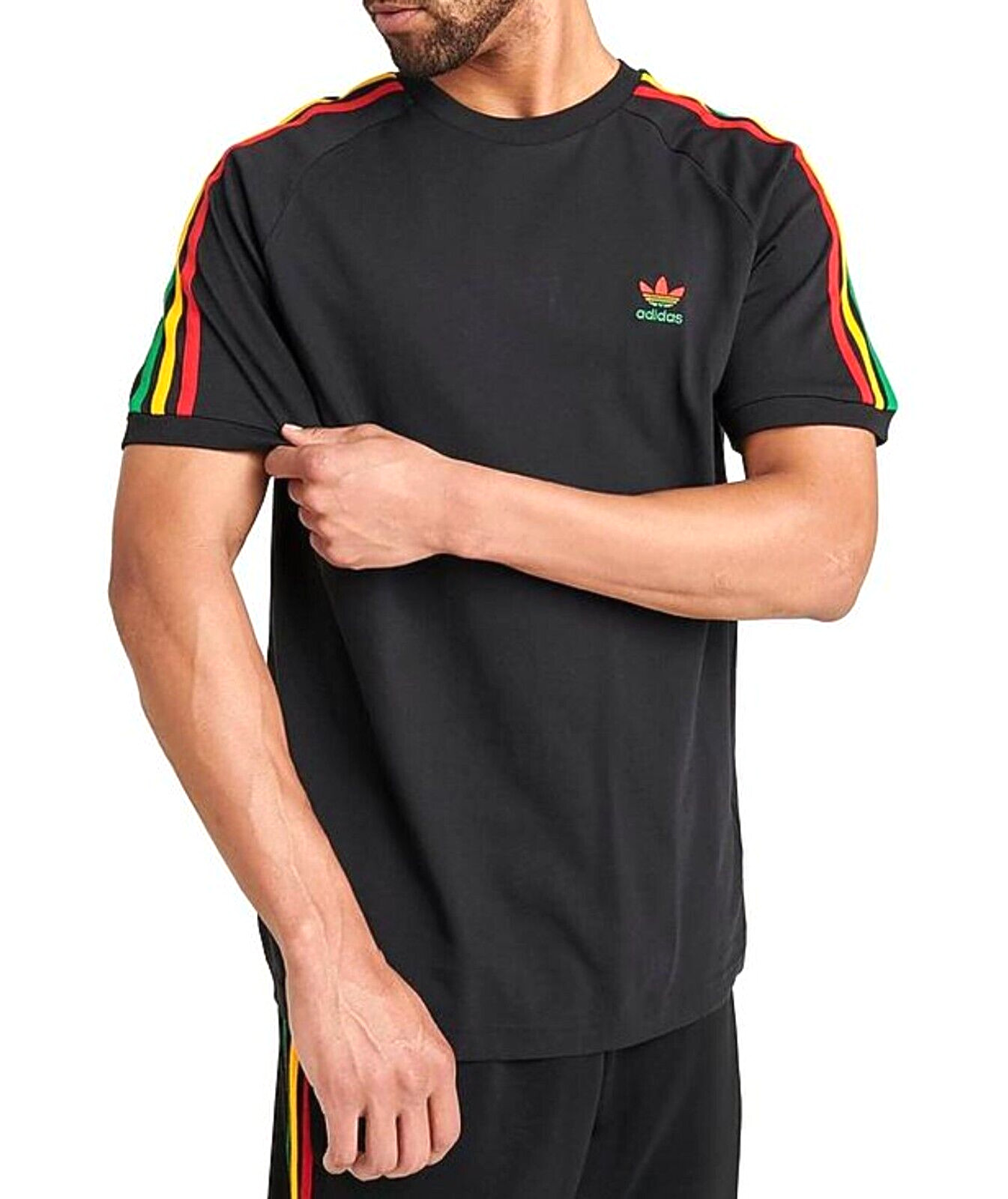 NEW MENS ADIDAS ORIGINALS CALIFORNIA 3 STRIPES TREFOIL SHIRT ~SIZE 2XL #N877