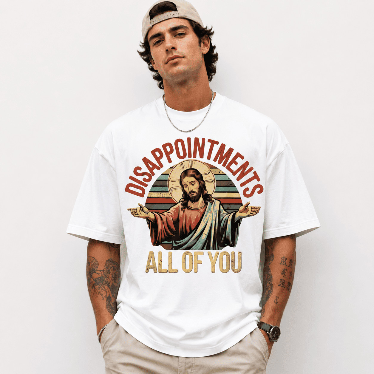 Jesus Disappointments All of You Funny Christian Meme Graphic T-Shirt