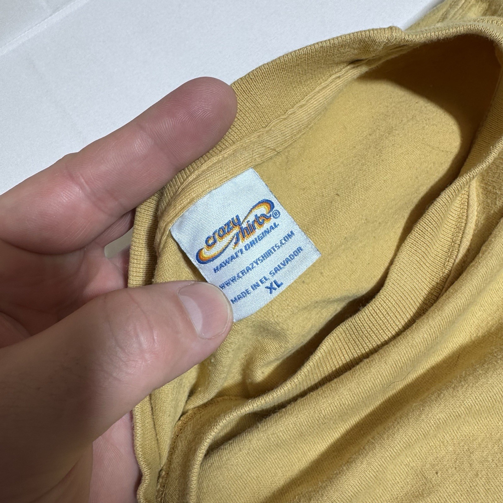 Crazy Shirt Graphic T, Combed Cotton, Premium Grandpa, Yellow, Male, XL