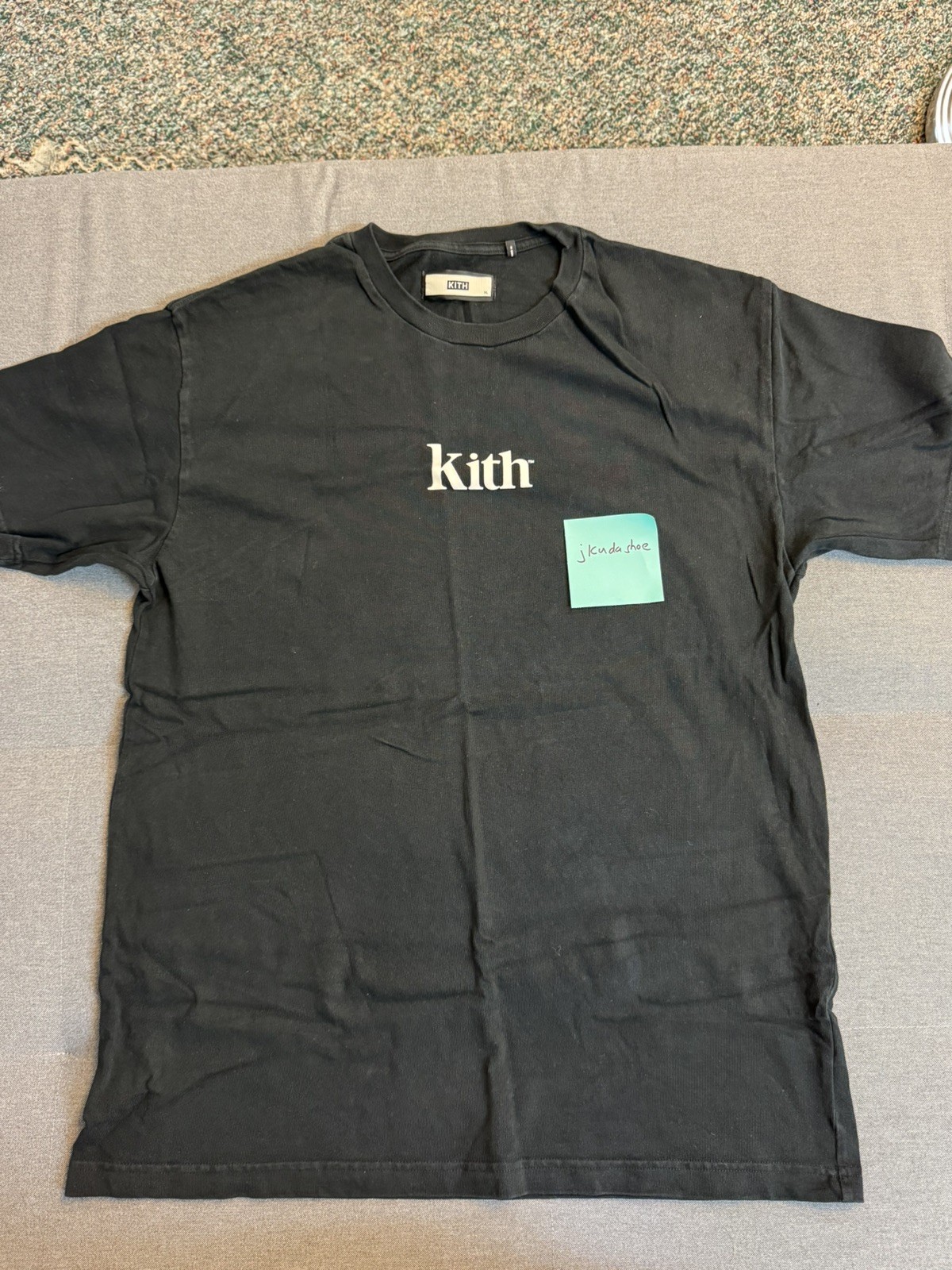 Kith classic script Shirt Size XL Used Vintage Black