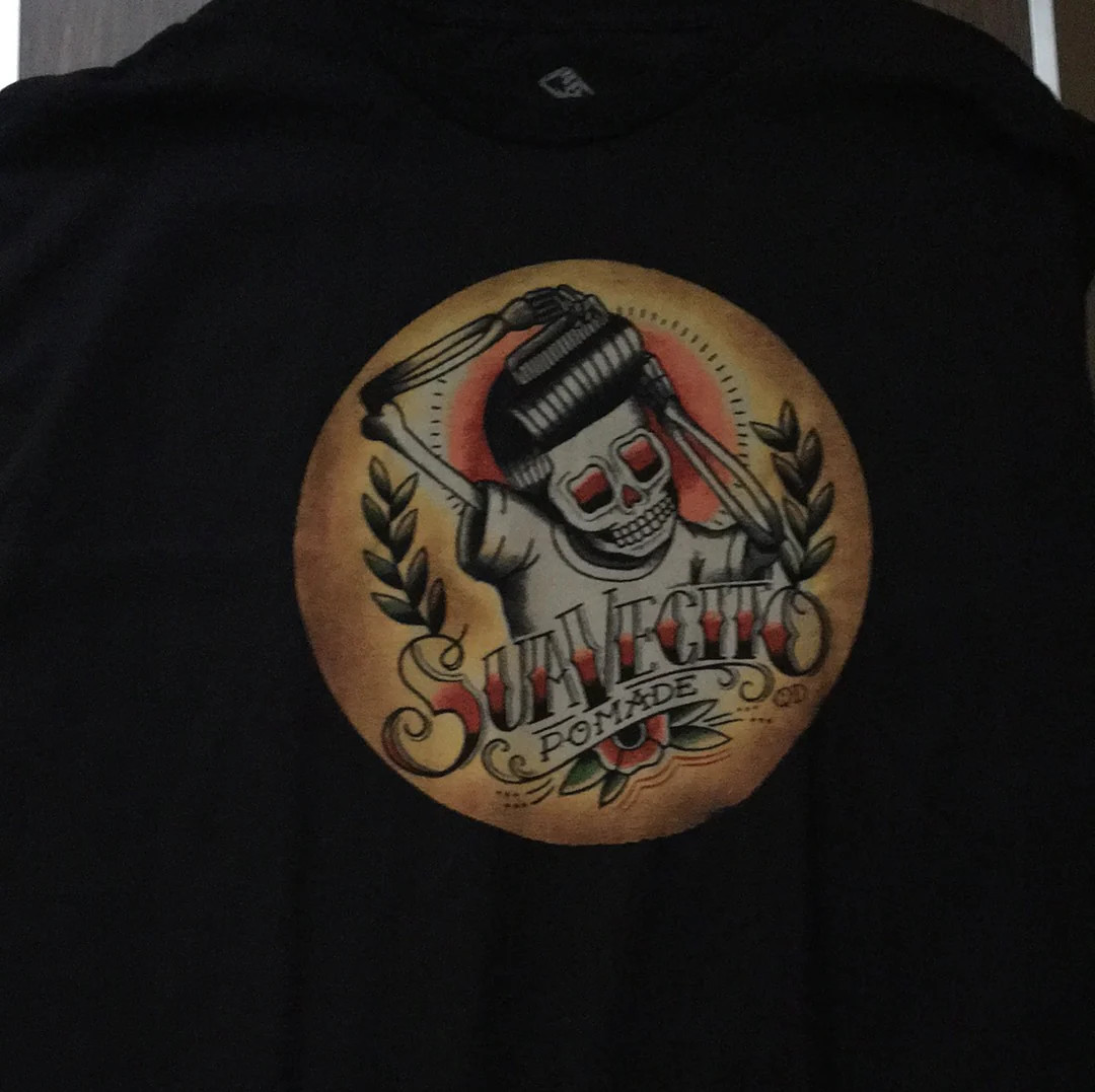 Suavecito 2XL Black T-shirt Car Culture Street Art Rockabilly Hot Rod