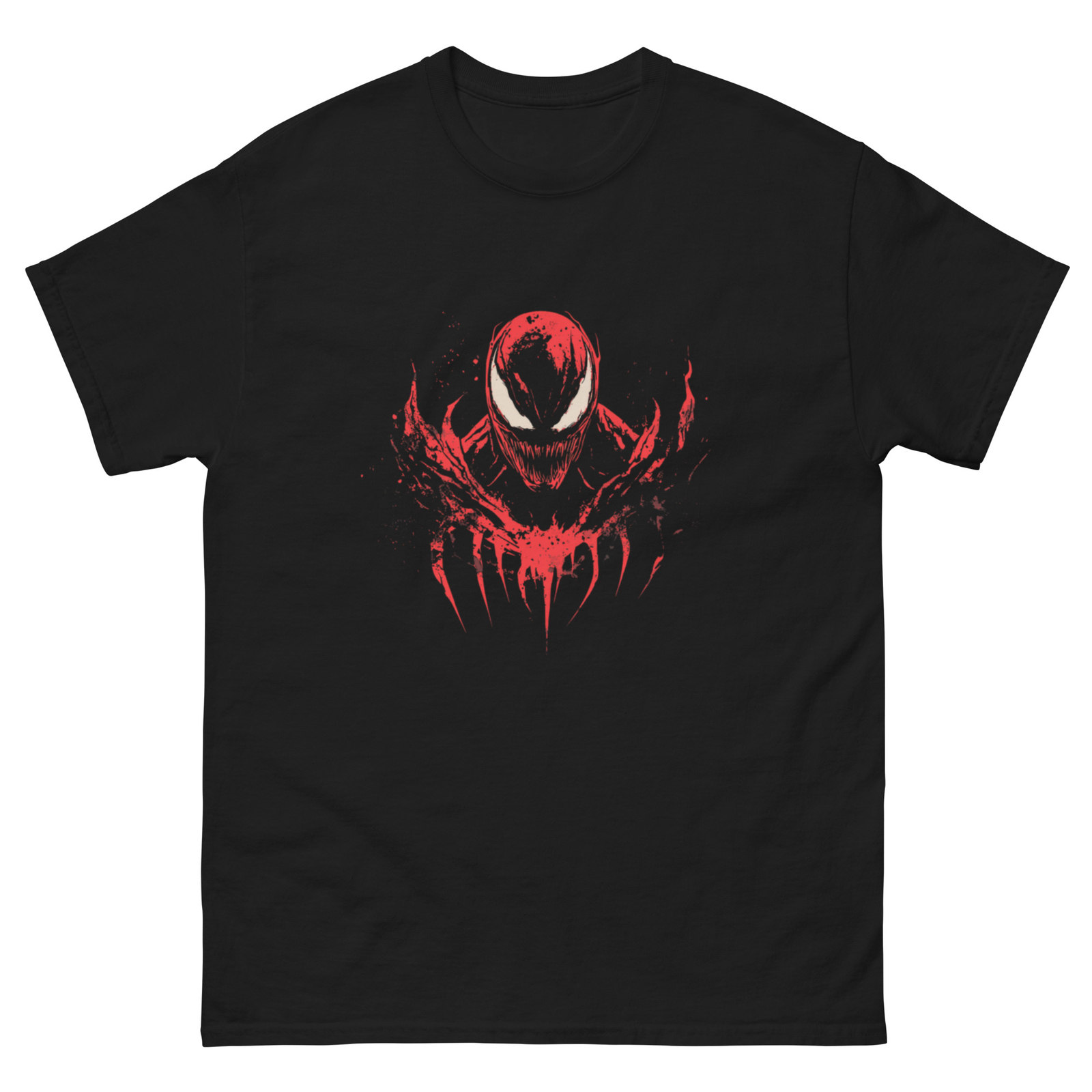 Marvel Carnage Tee | Black and Navy Blue | Unisex | Mavel Comics Carnage Tshirt