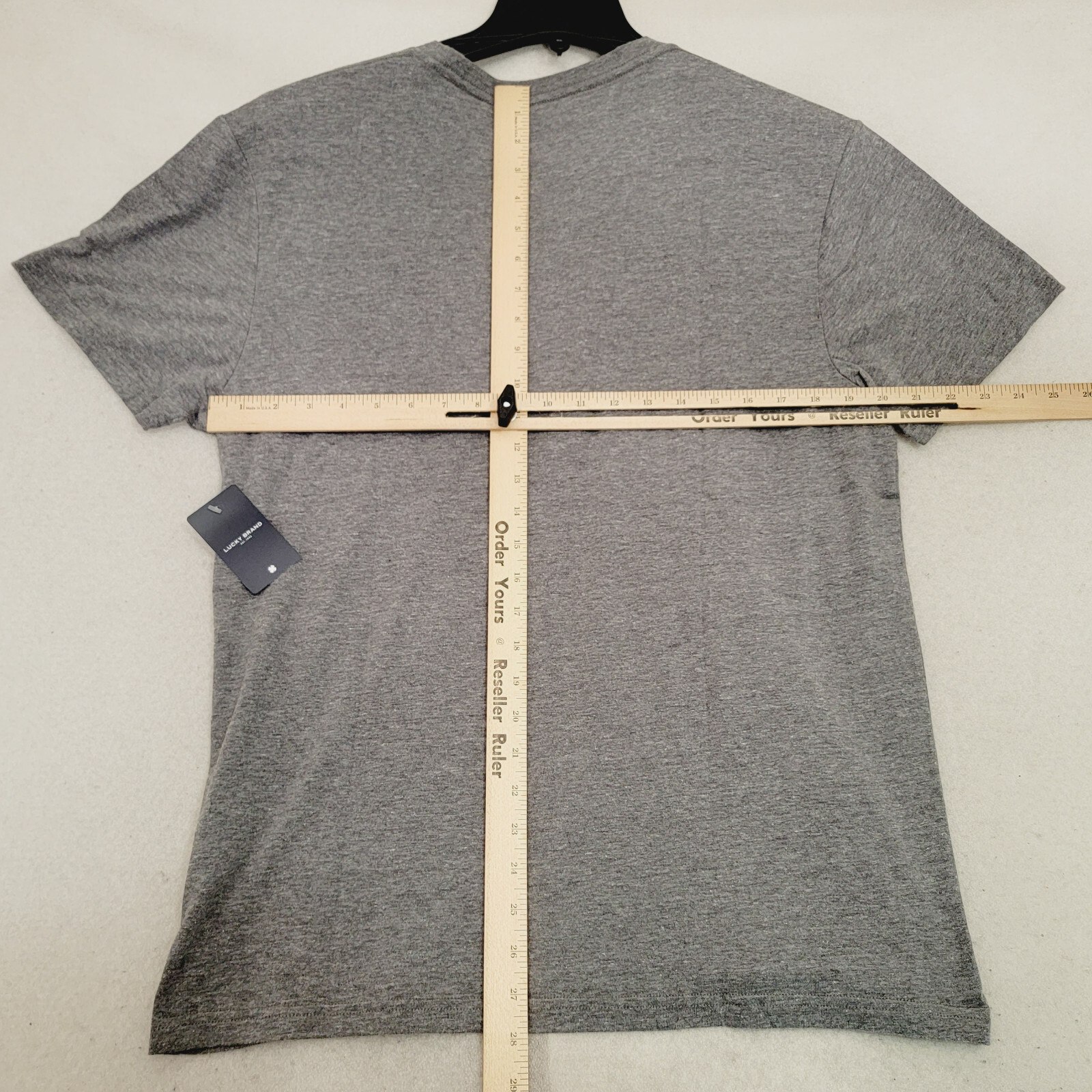 Lucky Brand ACDC NO BULL Shirt Mens LARGE GRAY METAL CONCERT TOUR NWT