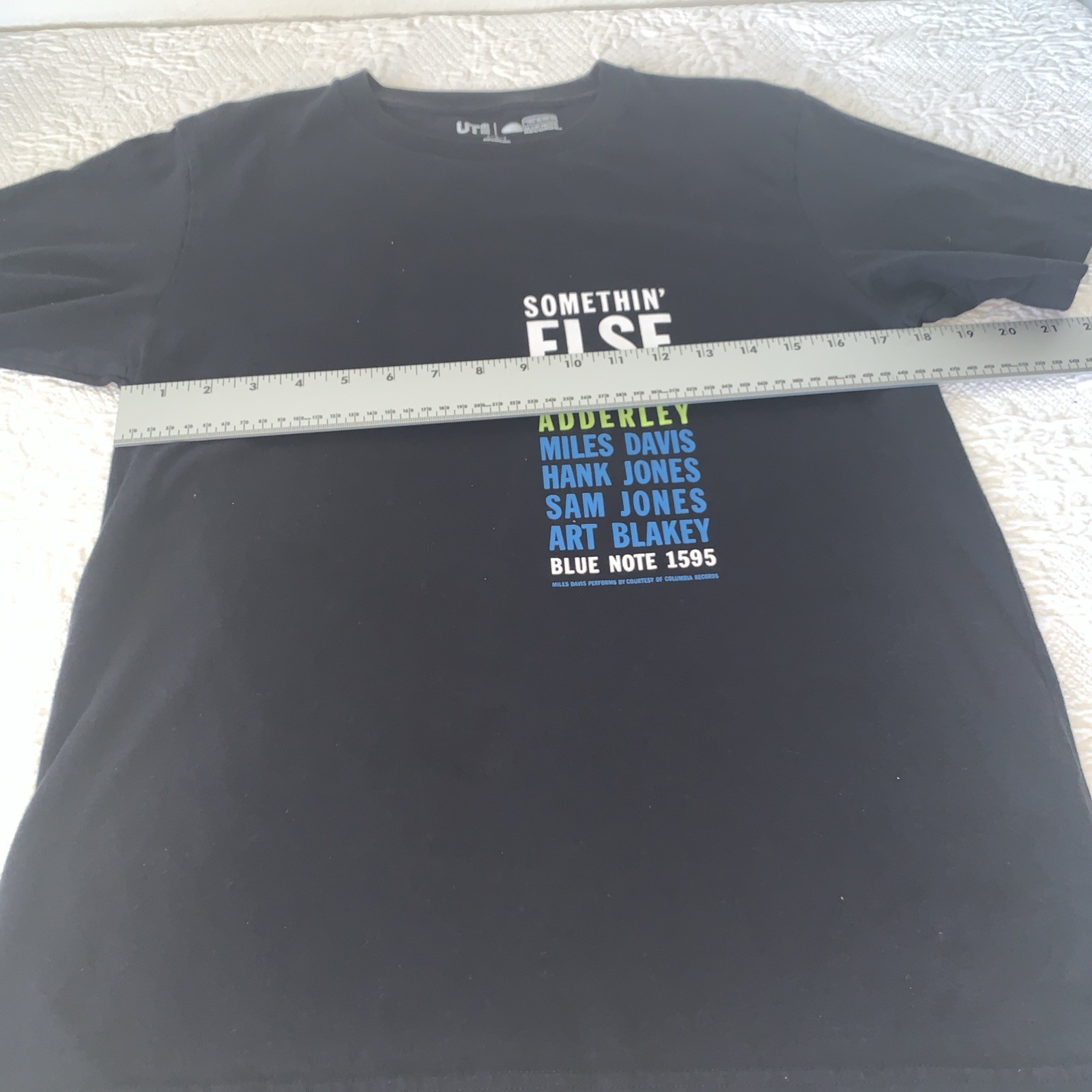 UT Uniqlo x Blue Note Records Somethin Else T Shirt Cannonball Adderley Jazz S