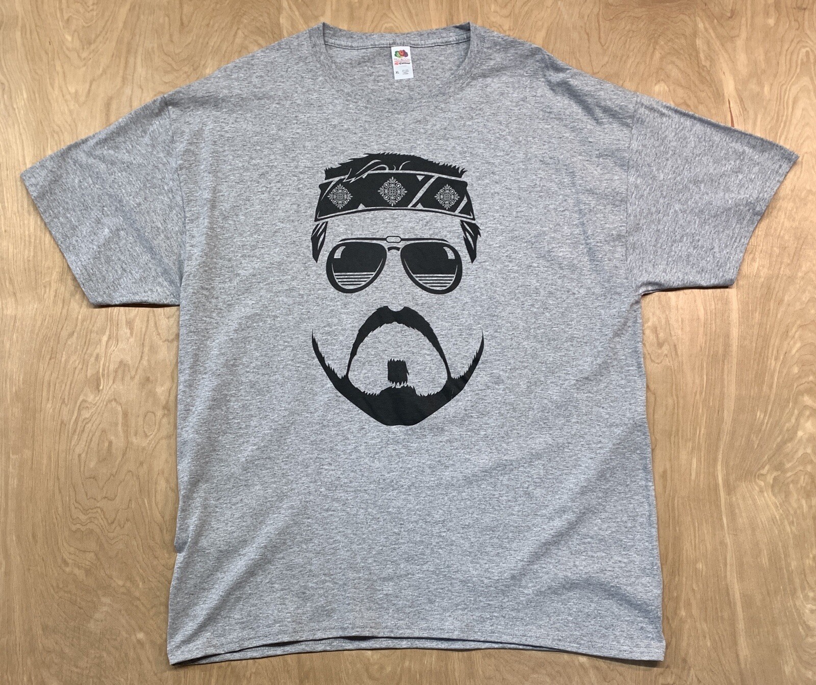 Walter Sobchak The Dude Movie John Goodman T-shirt Size XL Heather Gray Cotton