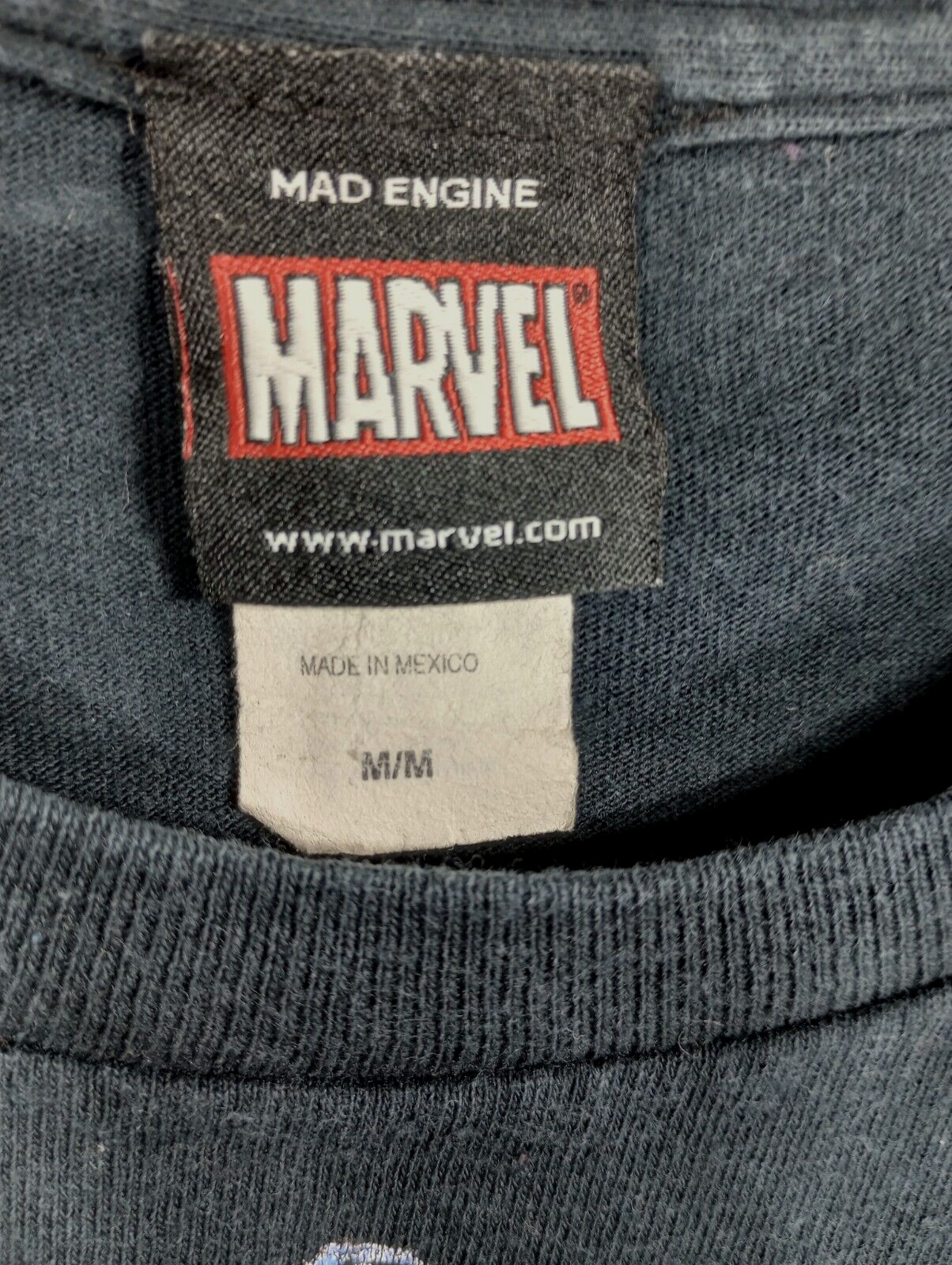 Vintage Marvel Mad Engine Captain America Shirt Medium Mens Unisex Y2K Assemble!