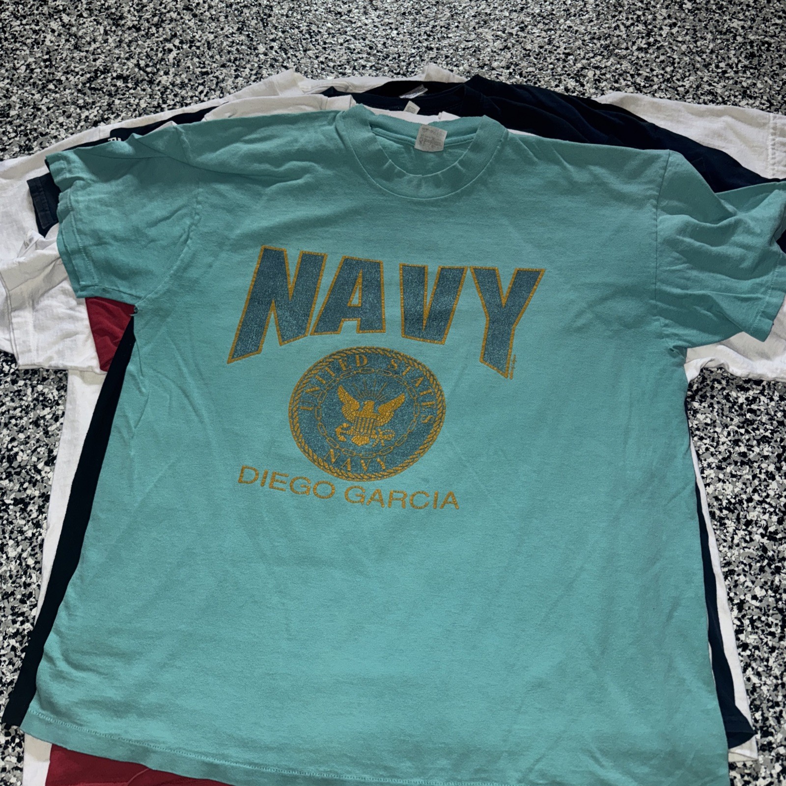 LOT OF 12 VINTAGE T SHIRTS MILITARY USA Navy Air Force Armed Forces National (46