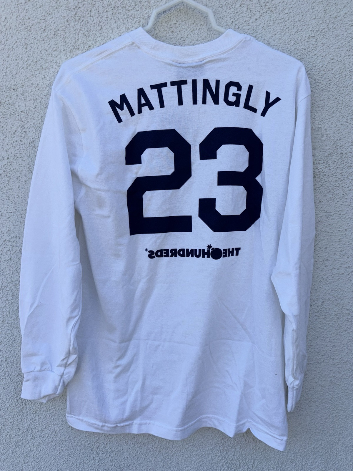 The Hundreds Yankees Logo Don Mattingly Long Sleeve T-Shirt Medium NWT Rare