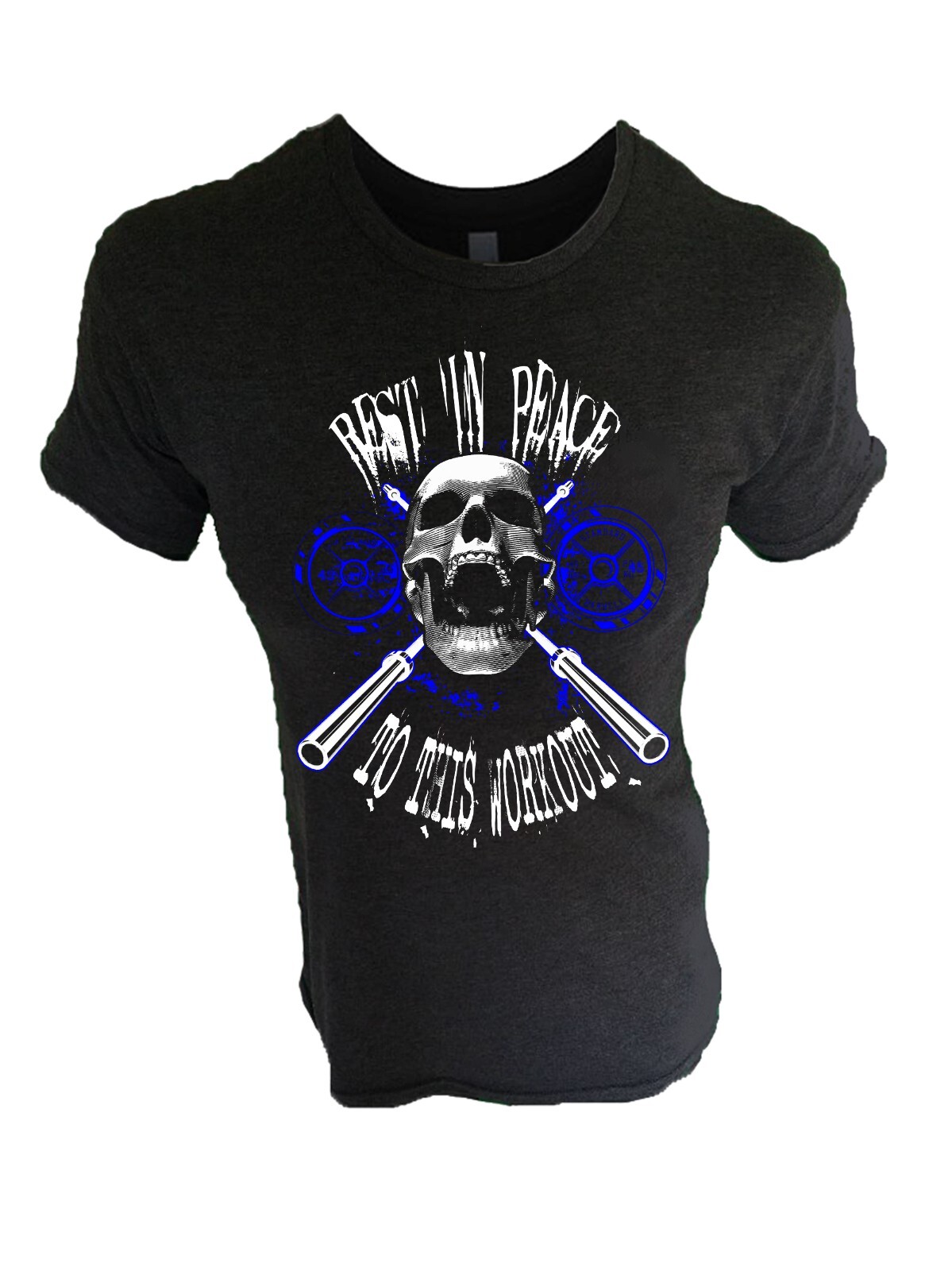Iron Gods Iron Gods R.I.P. Workout T-Shirt Bodybuilding Gym Tee Fitness Clothing