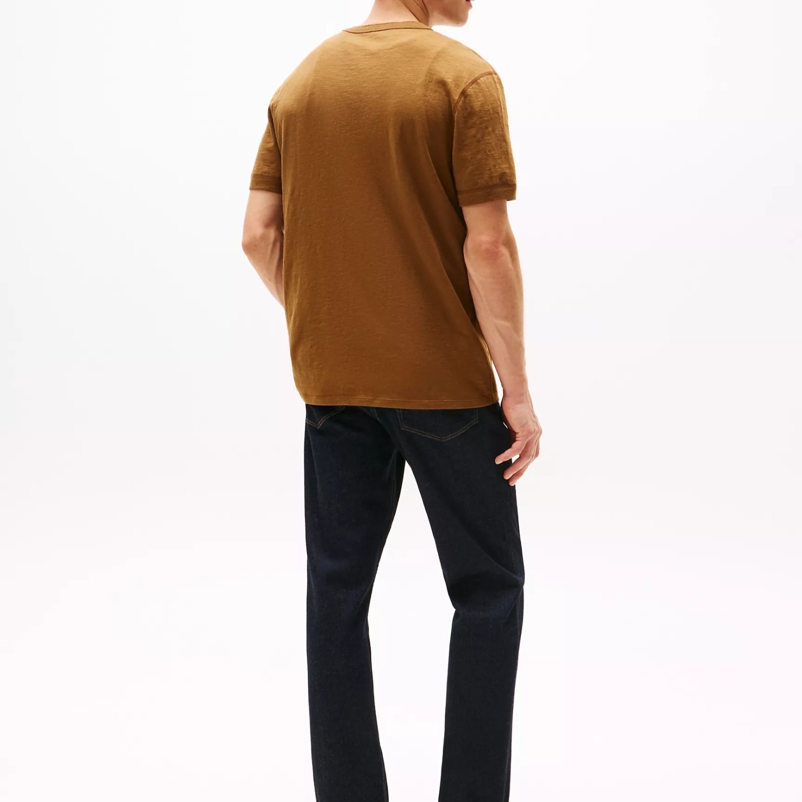 NWT Tommy Hilfiger Men’s Subtle Texture Slub Cotton Solid Henley T-shirt Tee NEW