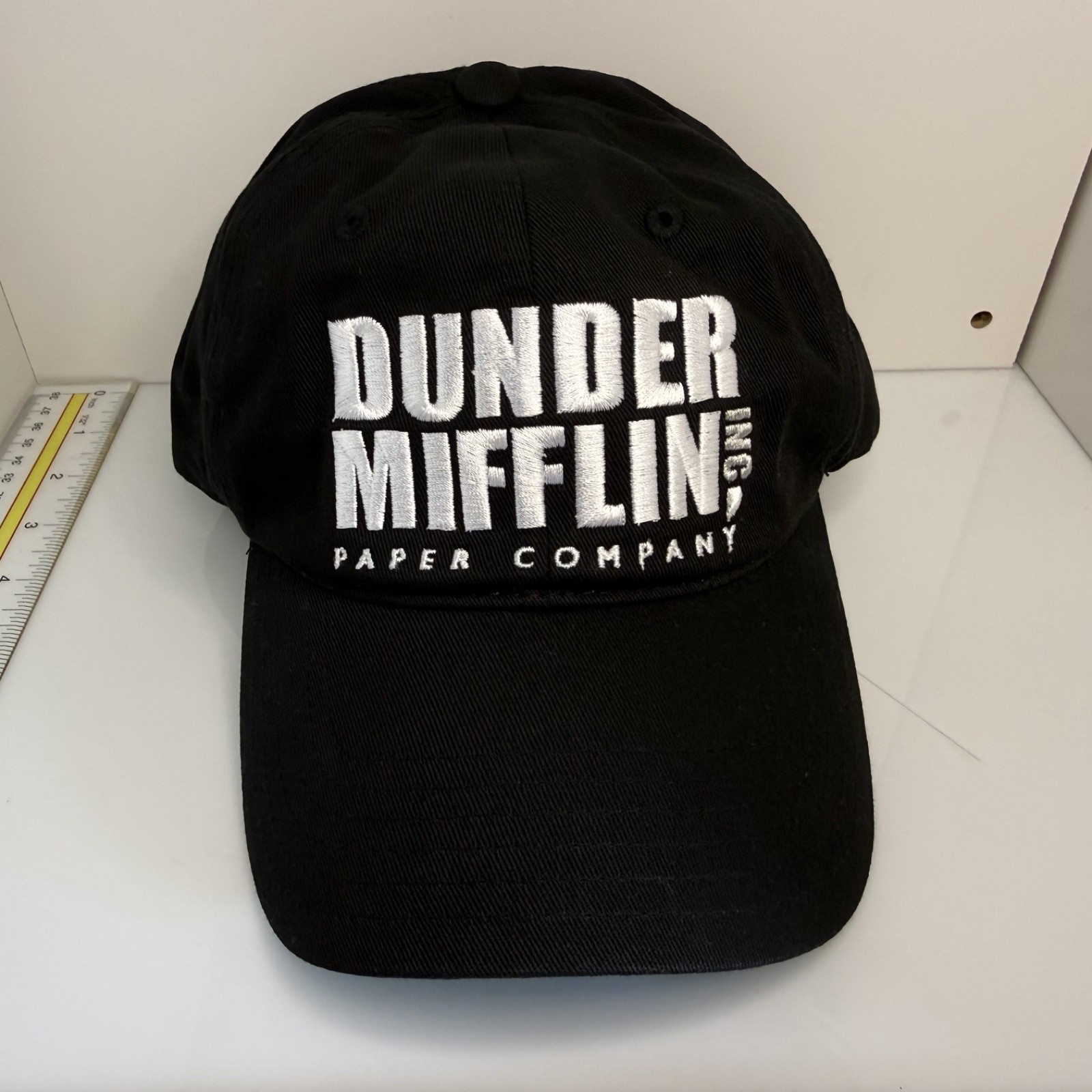 Dunder Mifflin INC Paper Company – Black -the office – Adjustable – Unisex Adult