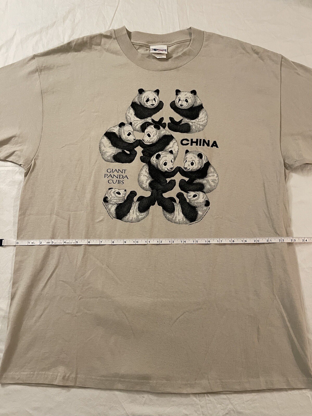 Vintage Discovery Channel Store Pandas China T Shirt Men’s Size XL Made In USA