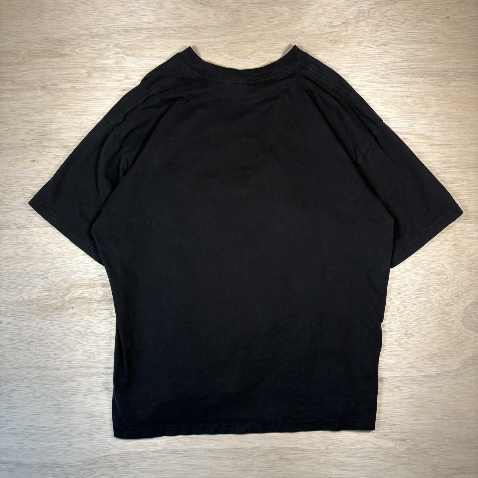 No Boundaries Men’s LARGE Oversize Cotton Tee BLACK T-Shirt pre-owned