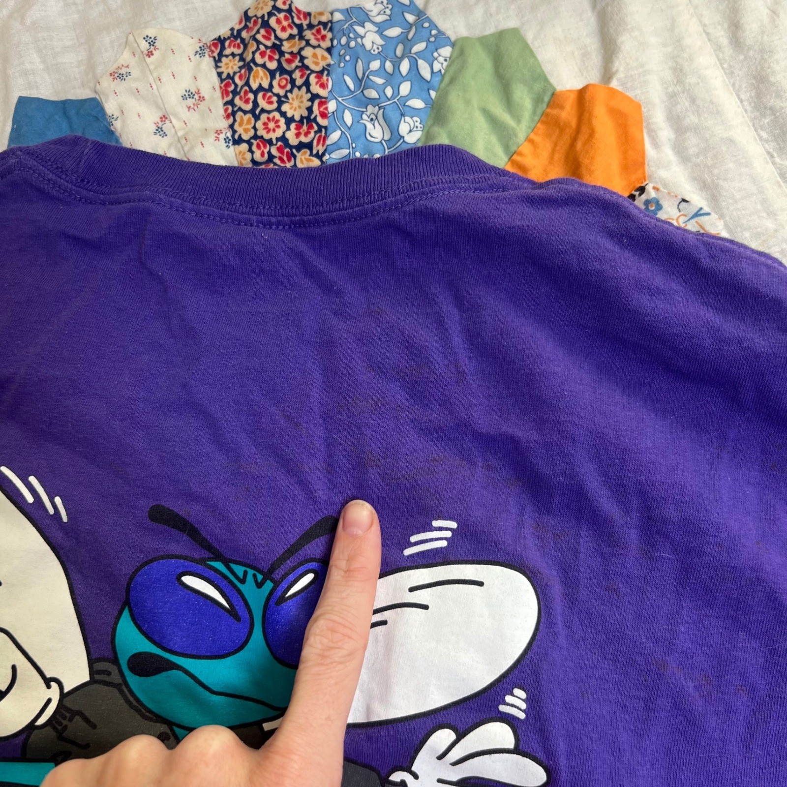 Dreamville Records Purple Graphic T-Shirt XL J Cole Basketball Hornet Hanes