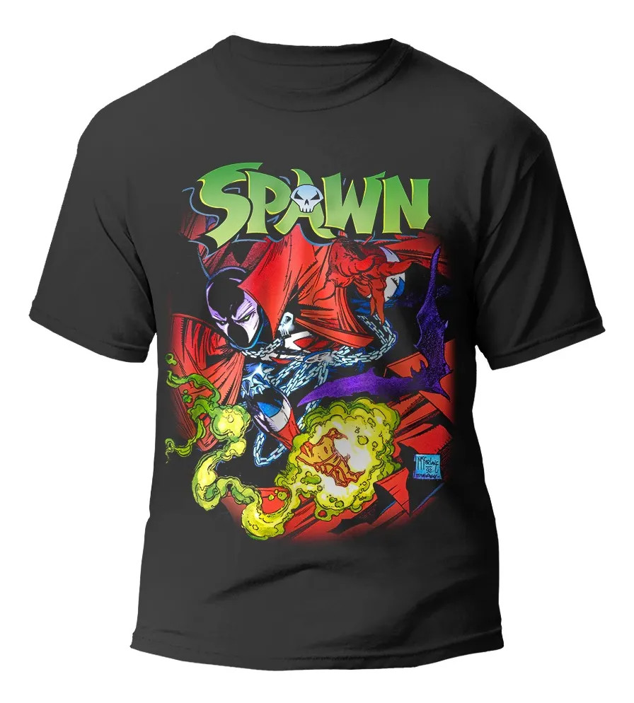 Spawn Comic Antihero Graphic T-Shirt Black S-5XL
