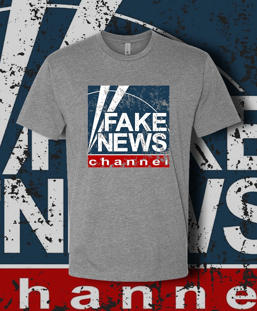 Fake News Channel Shirt – Adult & Youth sizes up to 6XL Fast Ship!!