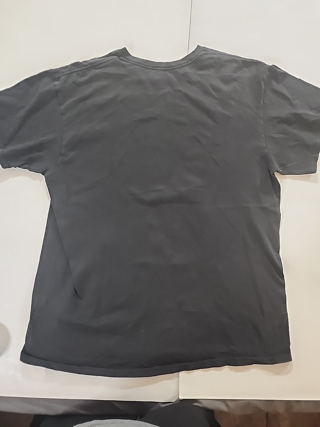 Black Wolf Graphic NatureT Shirt Sz Lg Mens Easy Care 100% Cotton Short Sleeve