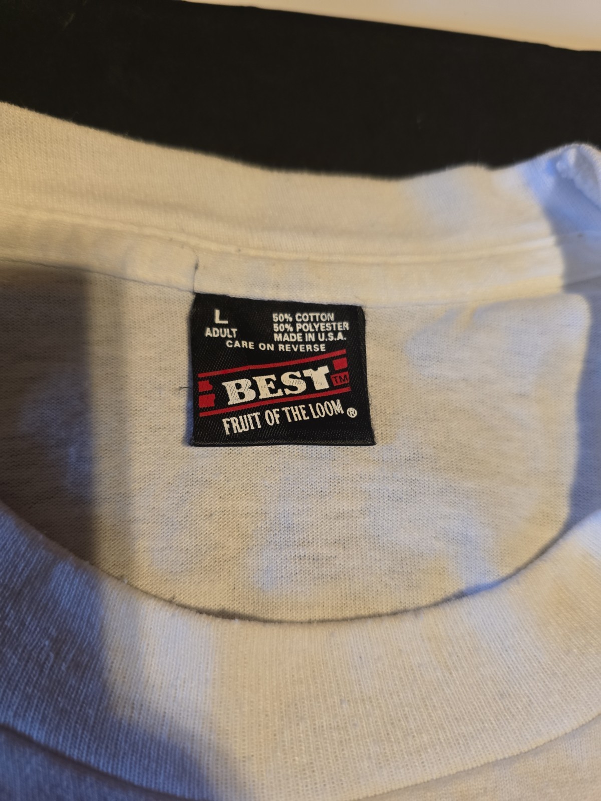 Vntg Best Northern Pacific Railway Train Shirt Mens Size Large Single Stitch USA