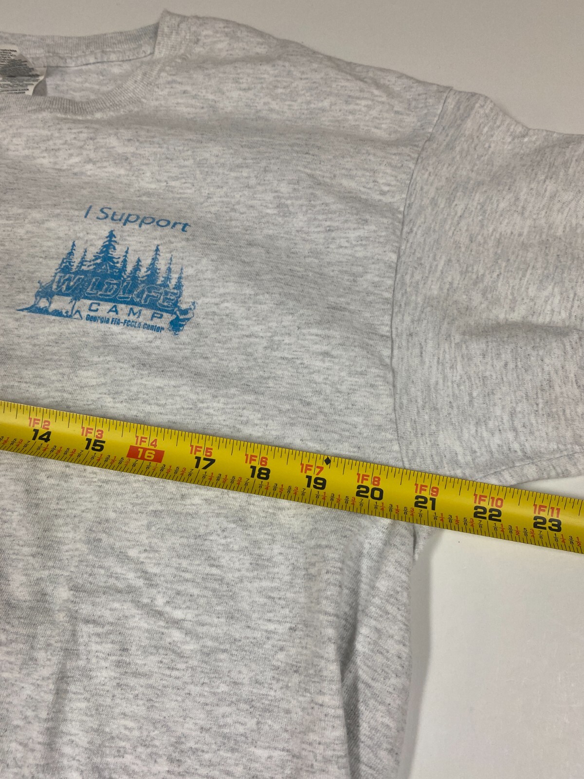 Camp Wildlife Mens shirt Large gray