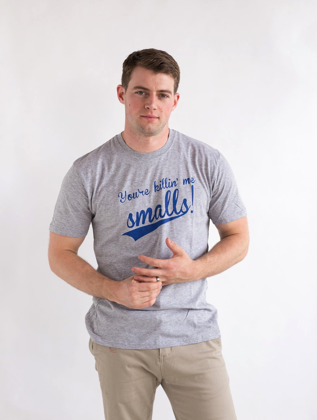 Mens You’re Killing Me Smalls T shirt Funny Baseball Cool Novelty Tees Humor
