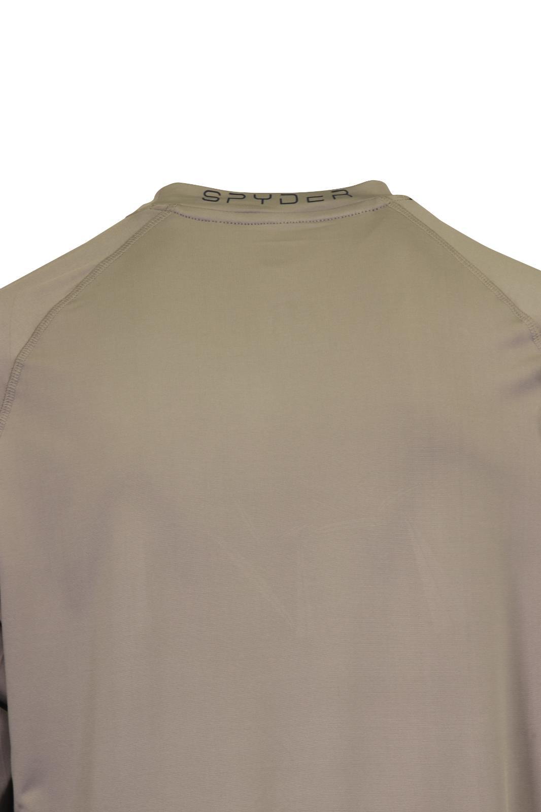 Spyder Men’s T-Shirt Grey UPF30+ Rash Guard L/S (S01E)