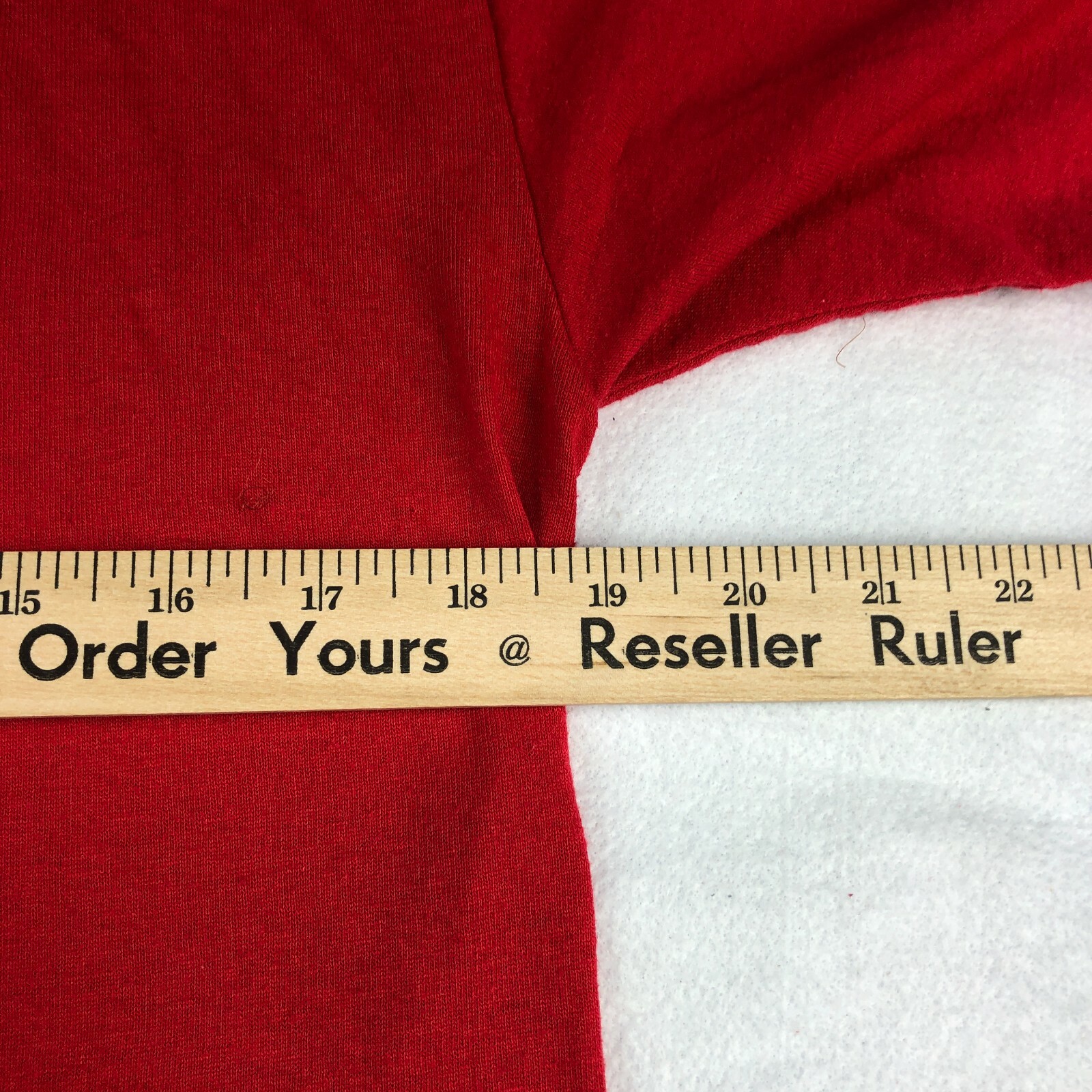 Mens Large Fly Logo T-Shirt Red Shirt Buttons Rare